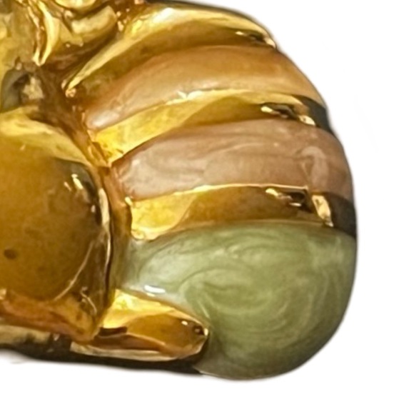 Vintage LIA Bunny‎ Brooch Gold Toned, Signed - Picture 3 of 4